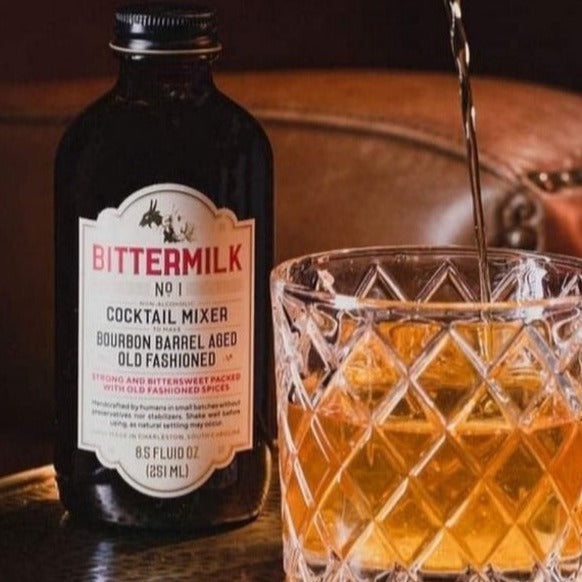 Bittermilk Bourbon Barrel-Aged Old Fashioned Cocktail Mixer – Grind City  Grocer
