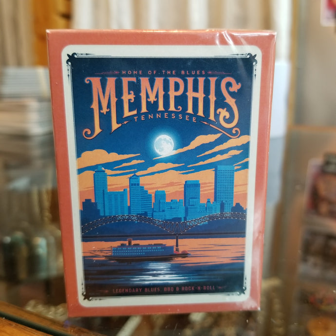 Memphis Vertical Skyline Playing Cards