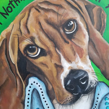 Load image into Gallery viewer, DJ Kelly Elvis Hound Dog Painting Beagle 12&quot;x16&quot;
