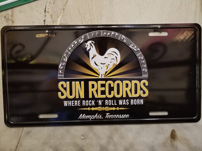 Sun Studio License Plate