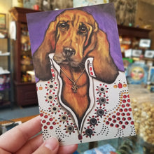 Load image into Gallery viewer, DJ Kelly Hound Dog Postcard Purple (4&quot;x6&quot; or 5&quot;x7&quot;)
