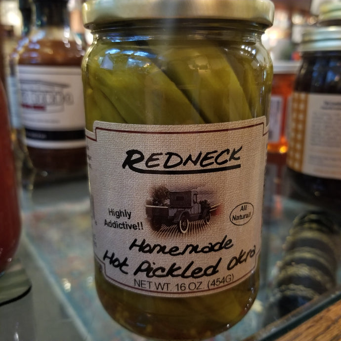 Redneck Hot Pickled Okra
