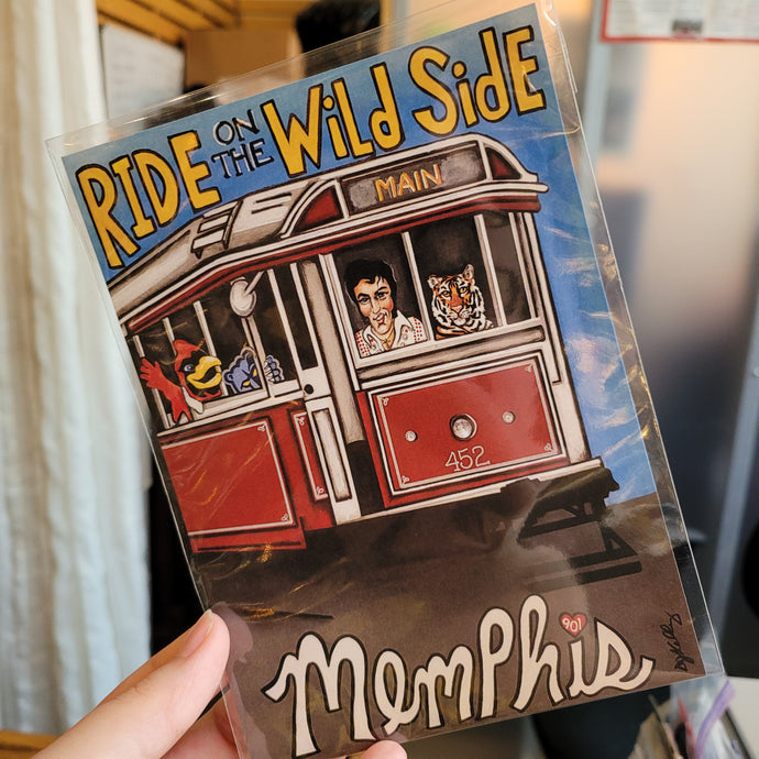 DJ Kelly Postcard Elvis Ride on the Wild Side 5