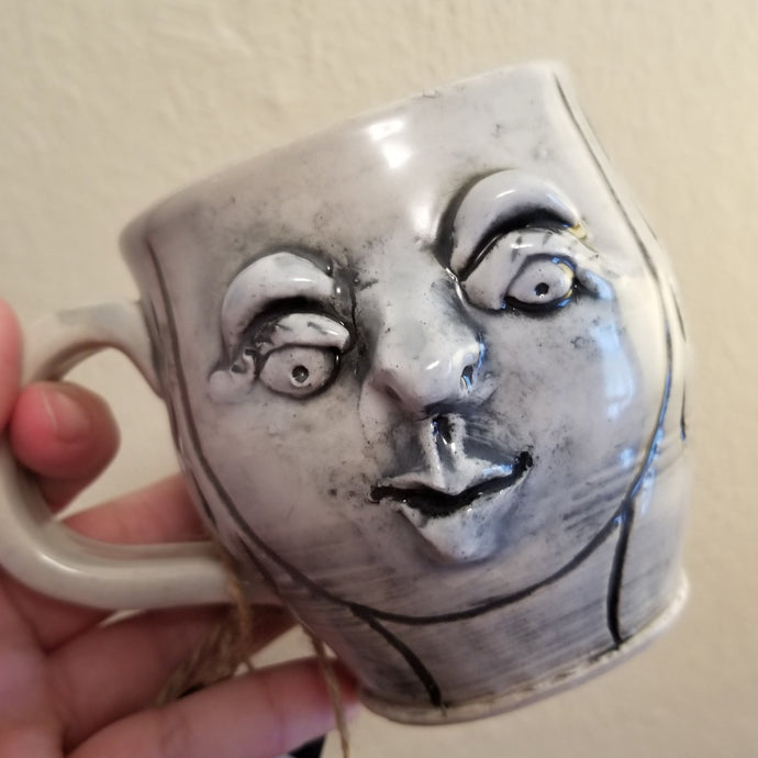Vicki Babb Grey Mug