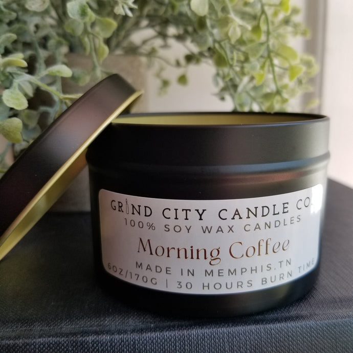 Grind City Candle Co. 6oz Tin Morning Coffee