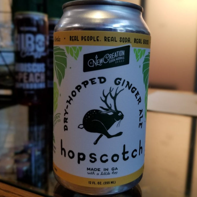 New Creation Soda Hopscotch Dry-Hopped Ginger Ale
