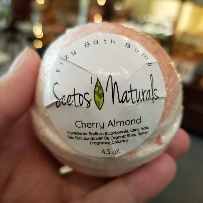 Seetos' Naturals Bath Bomb Cherry Almond