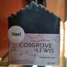 Load image into Gallery viewer, Cosgrove &amp; Lewis Luxury Soap Steel
