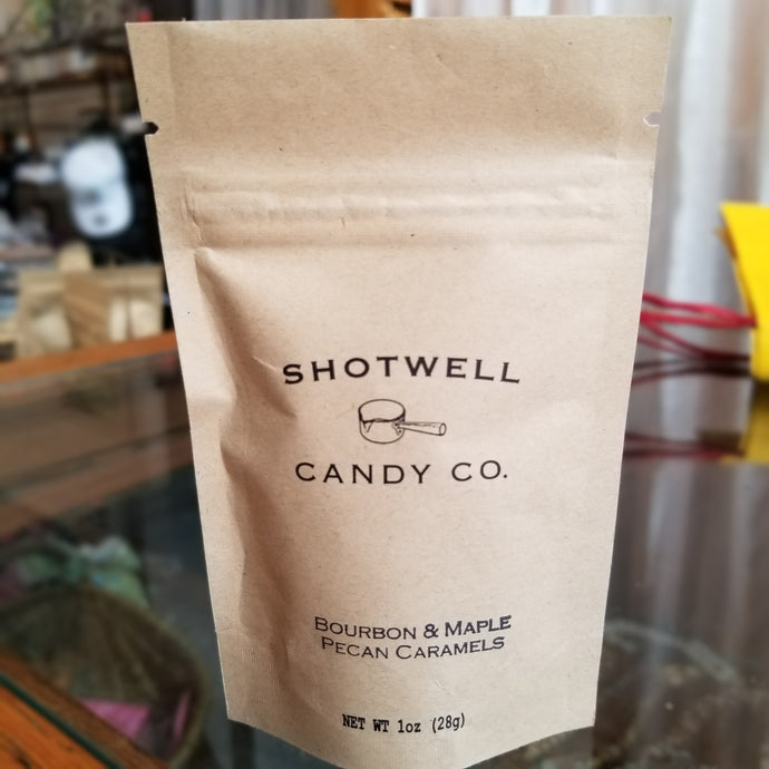 Shotwell Caramels 1oz Bourbon Maple Pecan