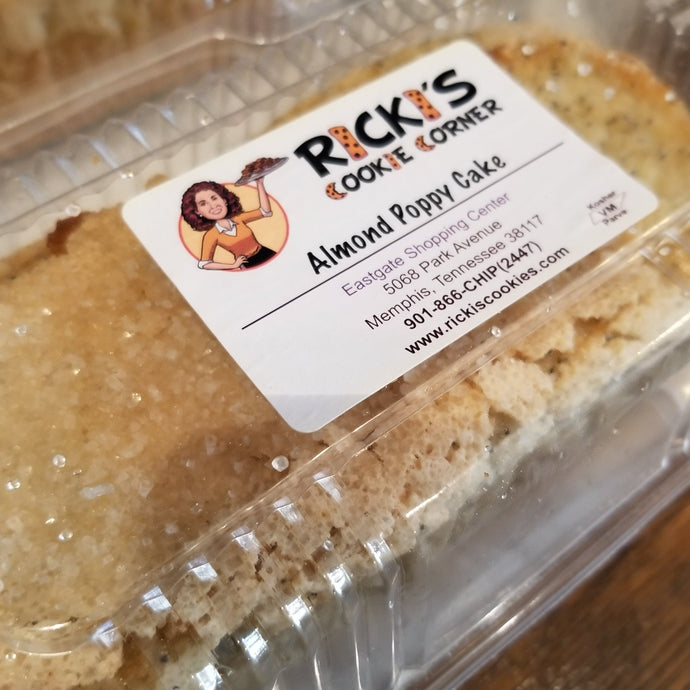 Ricki's Cookie Corner Almond Poppy Cake