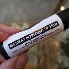 Load image into Gallery viewer, Bearded Beekeeper Lip Balm Tube Peppermint
