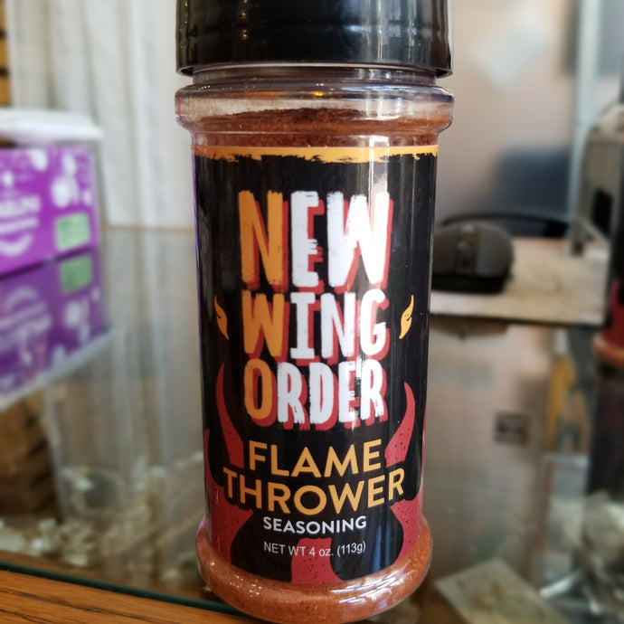 New Wing Order Flame Thrower Seasoning for Hot Wings