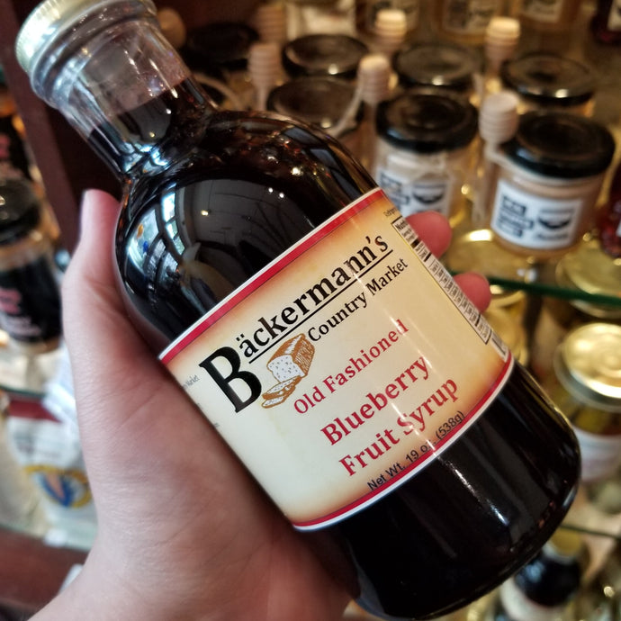 Backermann's Blueberry Syrup 19oz