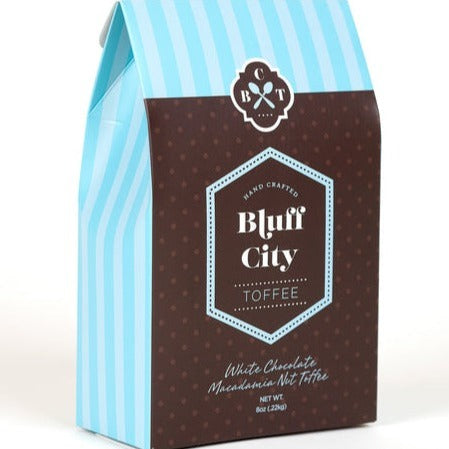 Bluff City Toffee White Chocolate Macadamia