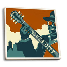 Load image into Gallery viewer, Memphis Blues City Ceramic Coaster
