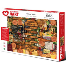 Load image into Gallery viewer, Hart Puzzles Wine Trail 24&quot;x30&quot; 1000pc
