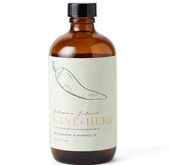 Cane & Herb Simple Syrups 8oz Jalapeno