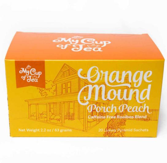 My Cup of Tea Orange Mound Porch Peach Apricot