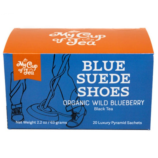 My Cup of Tea Blue Suede Shoes Organic Wild Blueberry