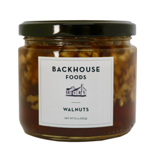 Load image into Gallery viewer, Backhouse Foods Walnuts in Maple Syrup

