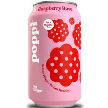 Load image into Gallery viewer, Poppi Prebiotic Soda Raspberry Rose
