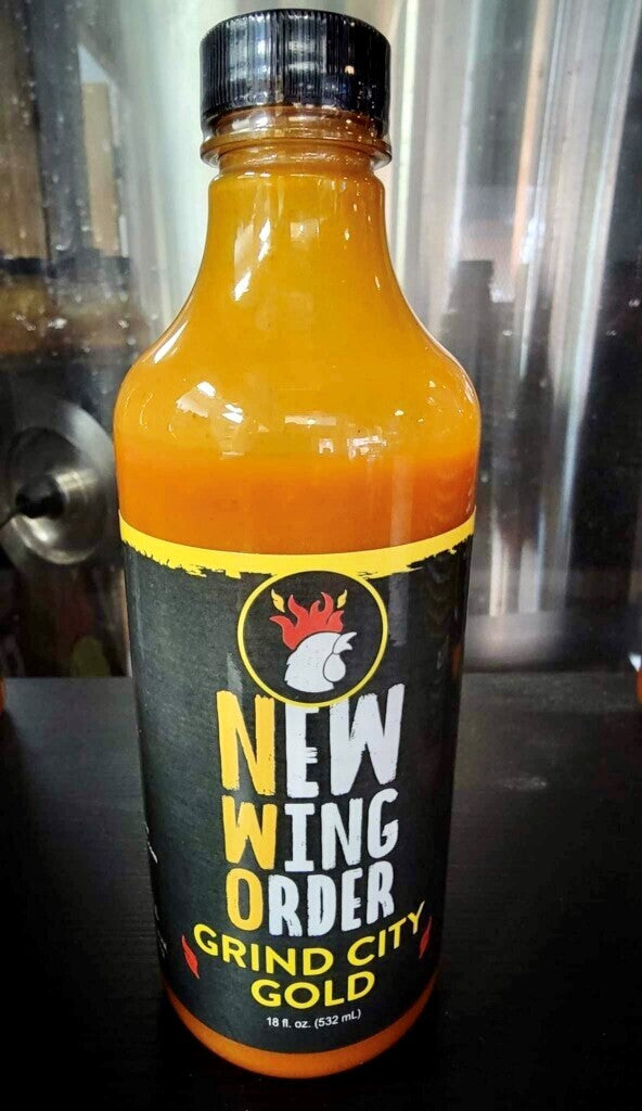 New Wing Order Grind City Gold Sauce for Hot Wings